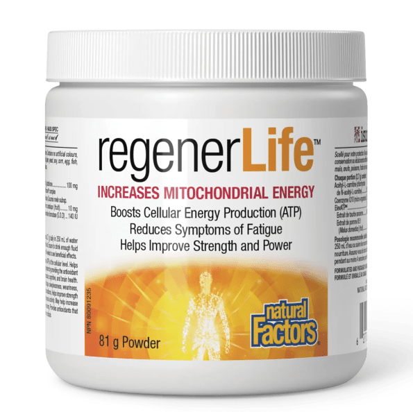 Natural Factors Regenerlife Mitoenergy Powder 81G