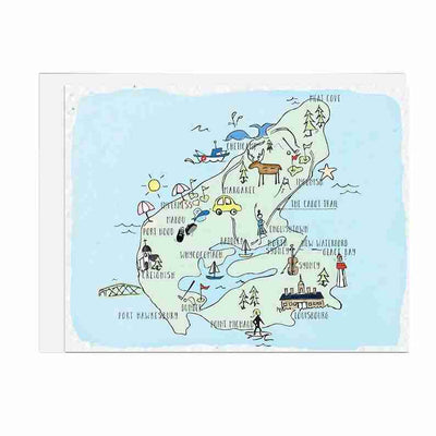 Jill +Jack Seed Card - Map Of Cape Breton