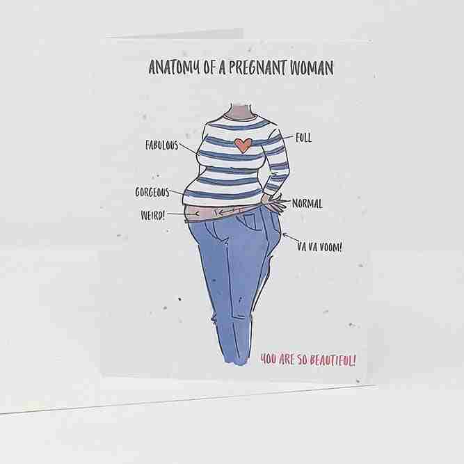 Jill + Jack Seed Card - Anatomy Of A Pregnant Woman