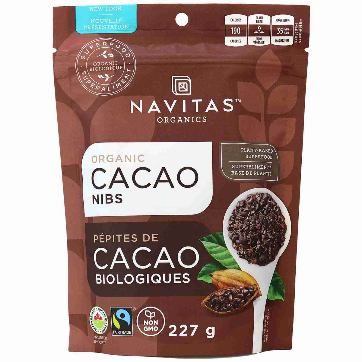 Navitas Organics Organic Cacao Nibs, 227 g