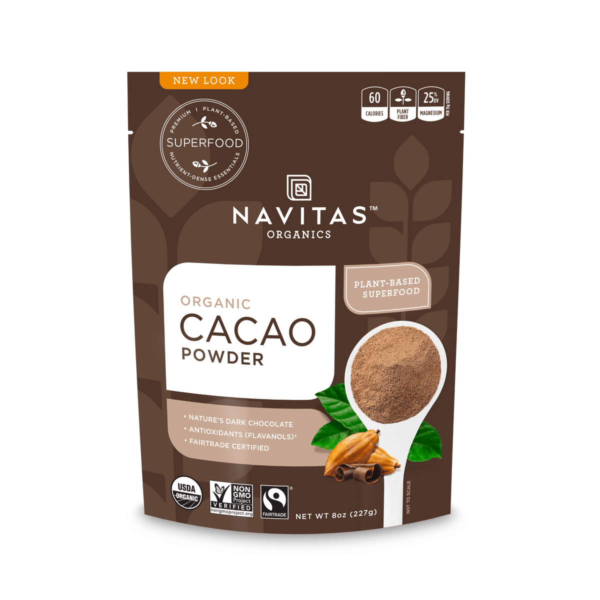 Navitas Organics Organic Cacao Powder, 227 g