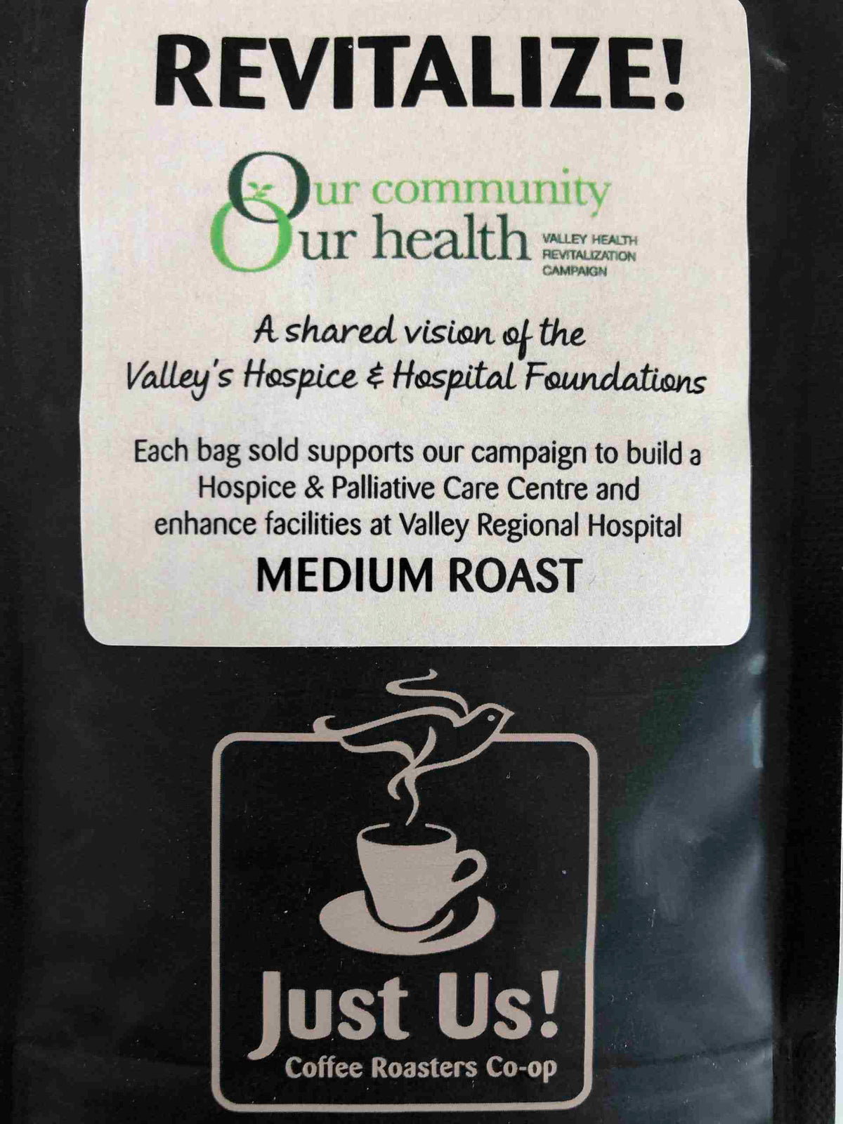 Just Us! Revitalize! Medium Roast  340G