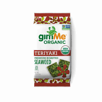 Gimme Organic: Organic Premium Roasted Seaweed Snack: Teriyaki - 5G