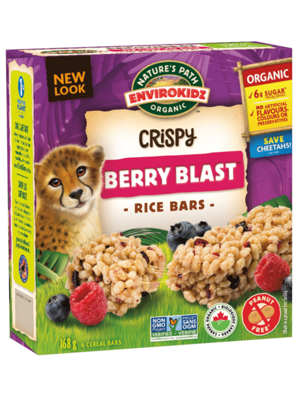 Nature's Path Crispy Berry Blast Rice Bars - 168g