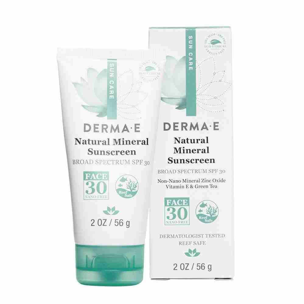 Derma E Natural Mineral Oil-Free Sunscreen - 56G