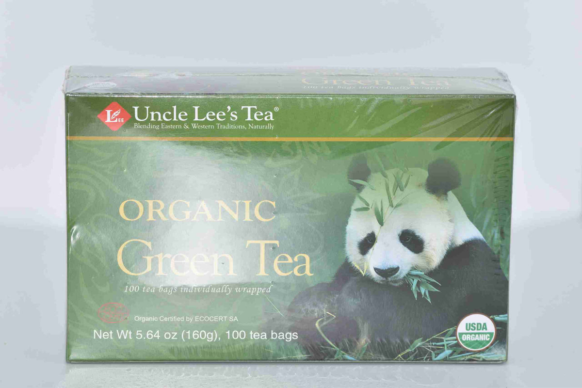 Uncle Lee’S Tea Organic Green Tea - 100 Tea Bags - 160G