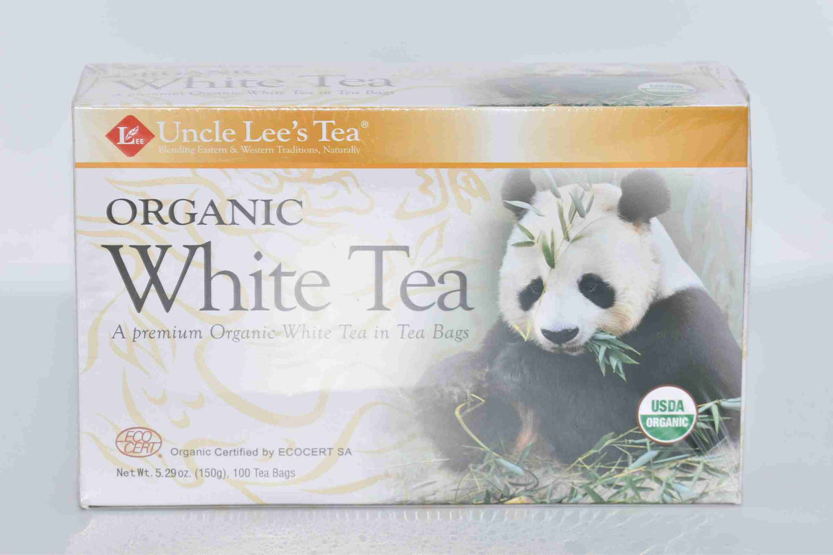 Uncle Lee's Tea Organic White Tea - 100 Tea Bags - 160G