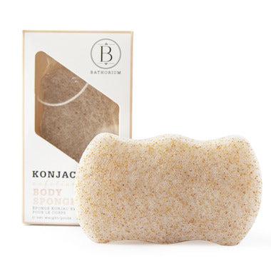 Bathorium Walnut Shell Konjac Body Sponge