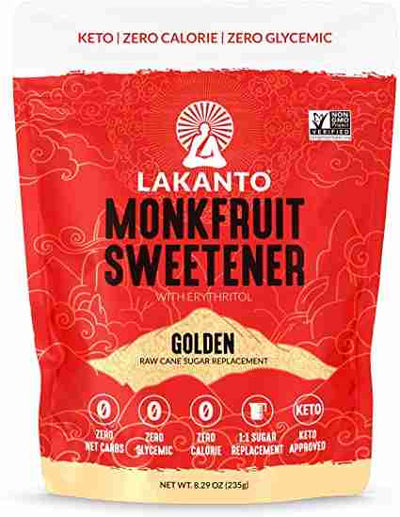 Lakanto Sweetener With Monkfruit: Golden - 235G