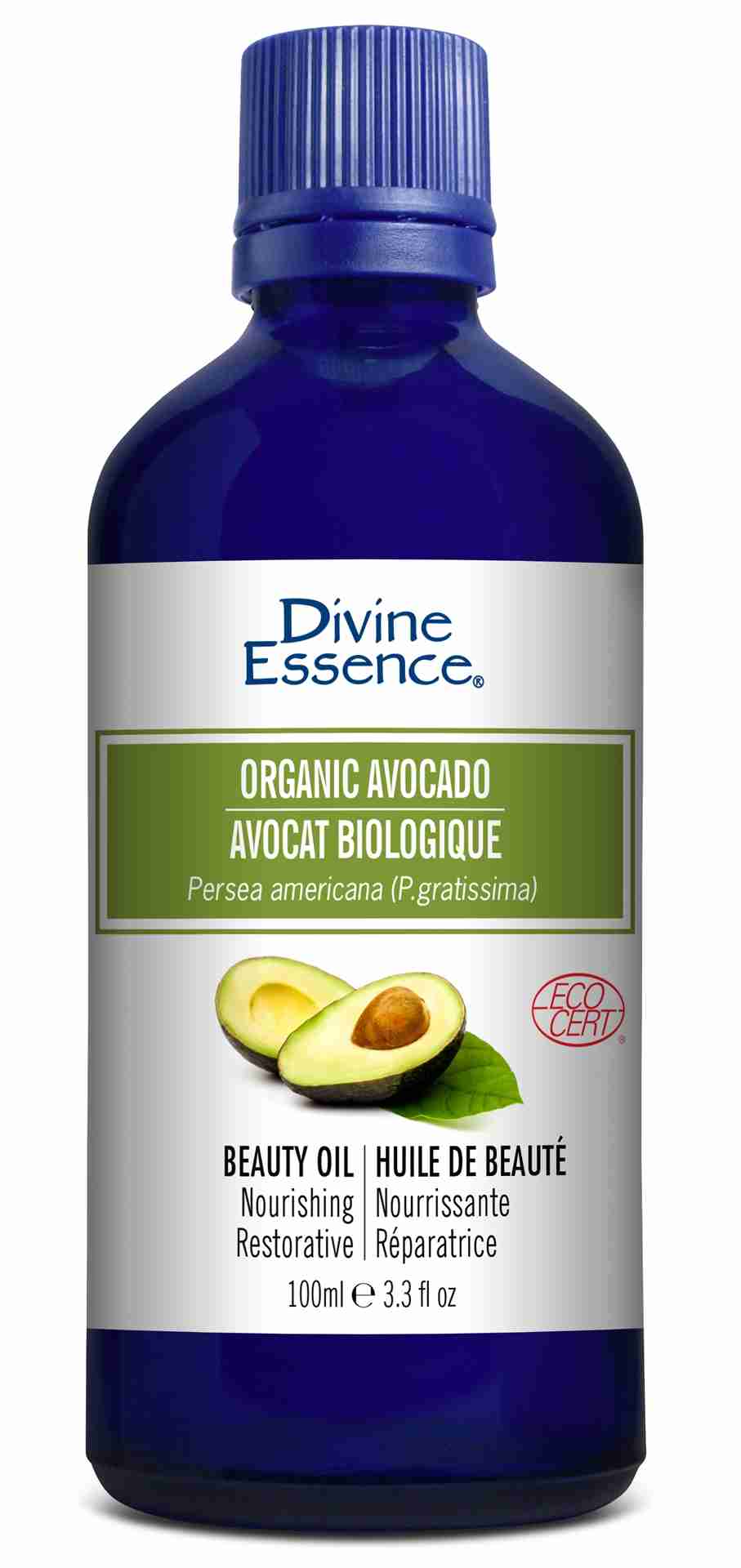 Divine Essence Organic Avocado Oil - 100Ml