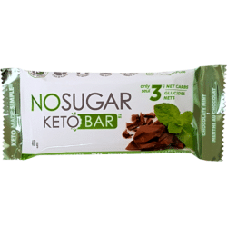 No Sugar Company Keto Bar, Chocolate Mint, 40 g