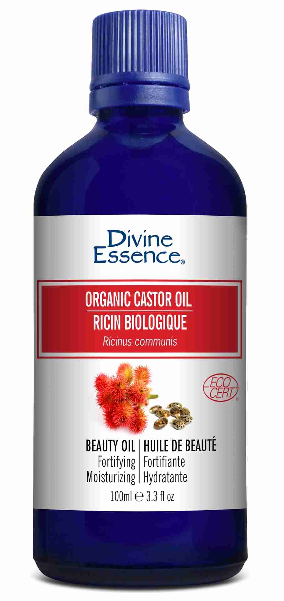 Divine Essence Organic Castor Oil, 100 mL