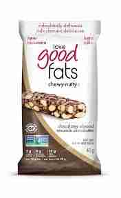 Love Good Fats Chewy-Nutty Keto Bars: Chocolatey Almond - 40G