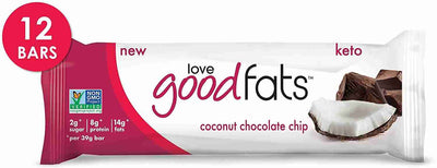 Love Good Fats Keto Bars: Coconut Chocolate Chip - 12X39g (468G)