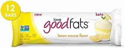 Love Good Fats Keto Bars: Lemon Mousse - 12X39g (468G)
