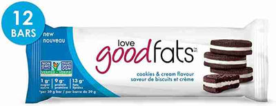 Love Good Fats Keto Bars: Cookies & Cream - 12X39g (468G)