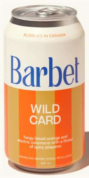 Barbet Sparkling Water Wild Card, 355 mL
