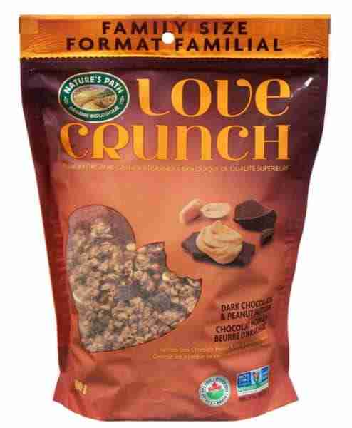 Nature's Path Love Crunch Dark Chocolate & Peanut Butter Granola, 700 g