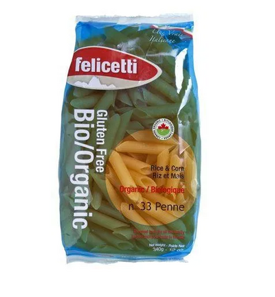 Felicetti Organic Gluten Free Rice & Corn Penne, 340G