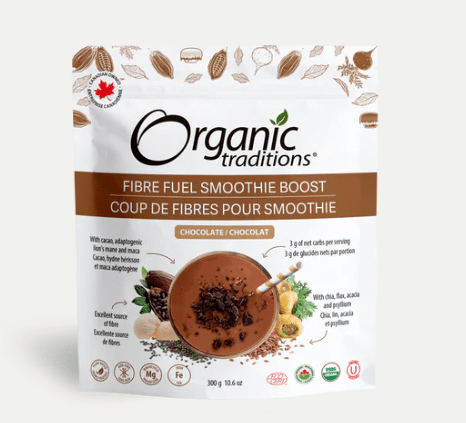 Organic Traditions Fibre Fuel Chocolate, 300 g