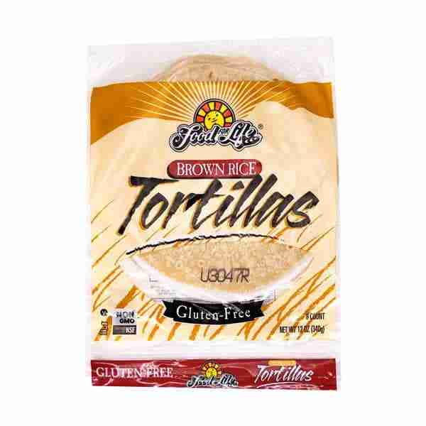 Food For Life- Brown Rice GF Tortillas, 340G
