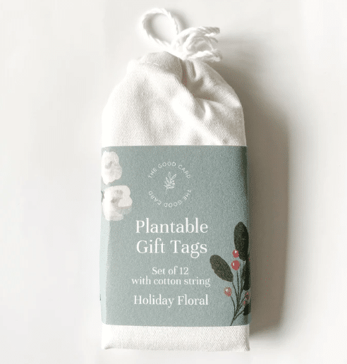 The Good Card - Plantable Gift Tags Holiday Floral