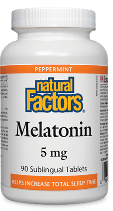 Natural Factors Melatonin 5 Mg; 90 Sublingual Tablets