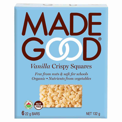 MadeGood Vanilla Crispy Squares, 6 x 22 g (132 g)