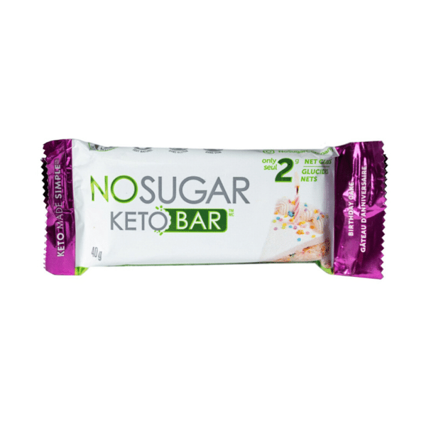 No Sugar Keto Bar: Birthday Cake - 40G