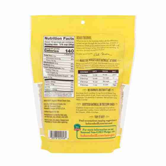 Bob's Red Mill Organic Scottish Oatmeal, 567 g