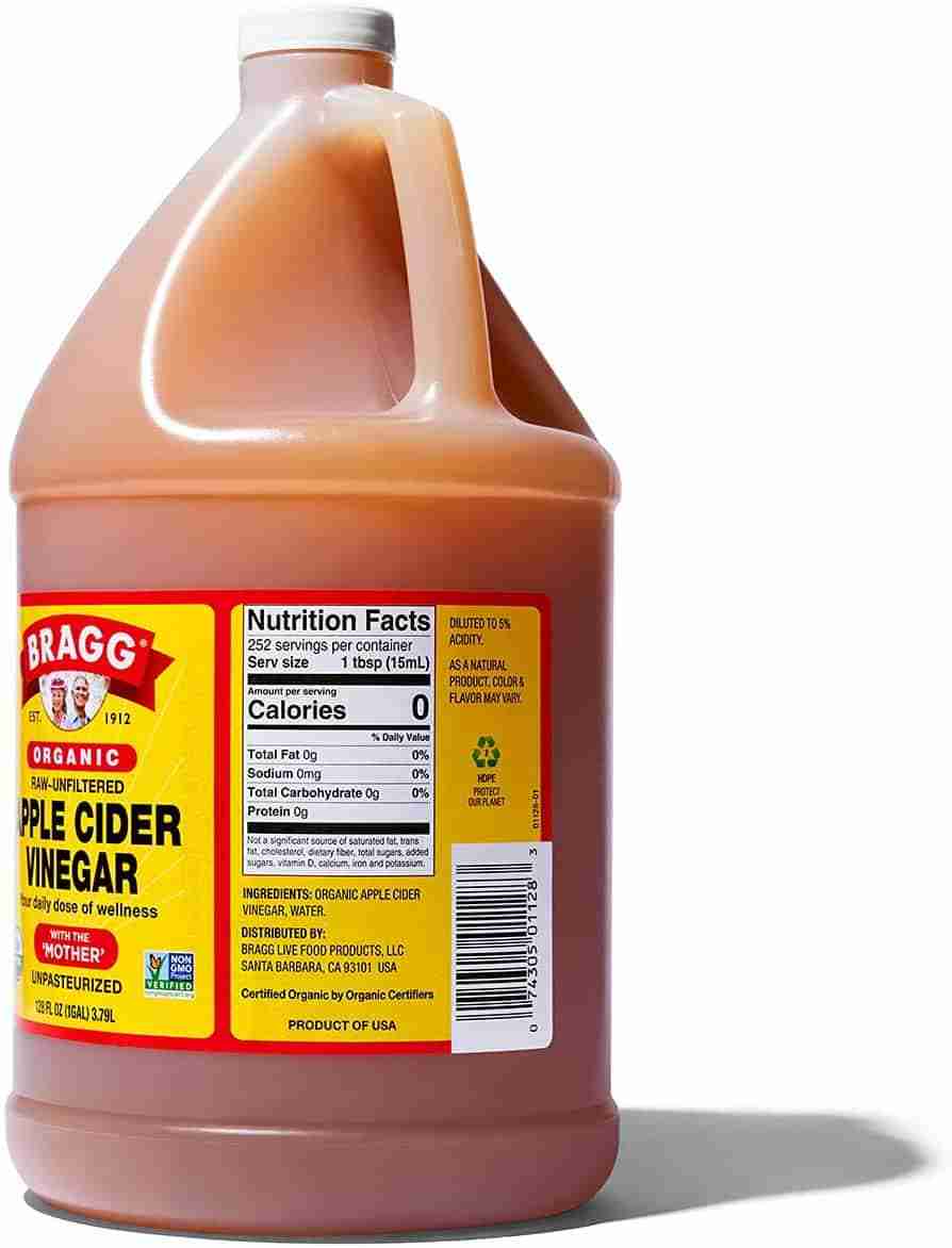 Bragg Organic Raw Apple Cider Vinegar, 3.79 L