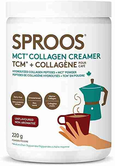 Sproos MCT Collagen Creamer - 220G Powder