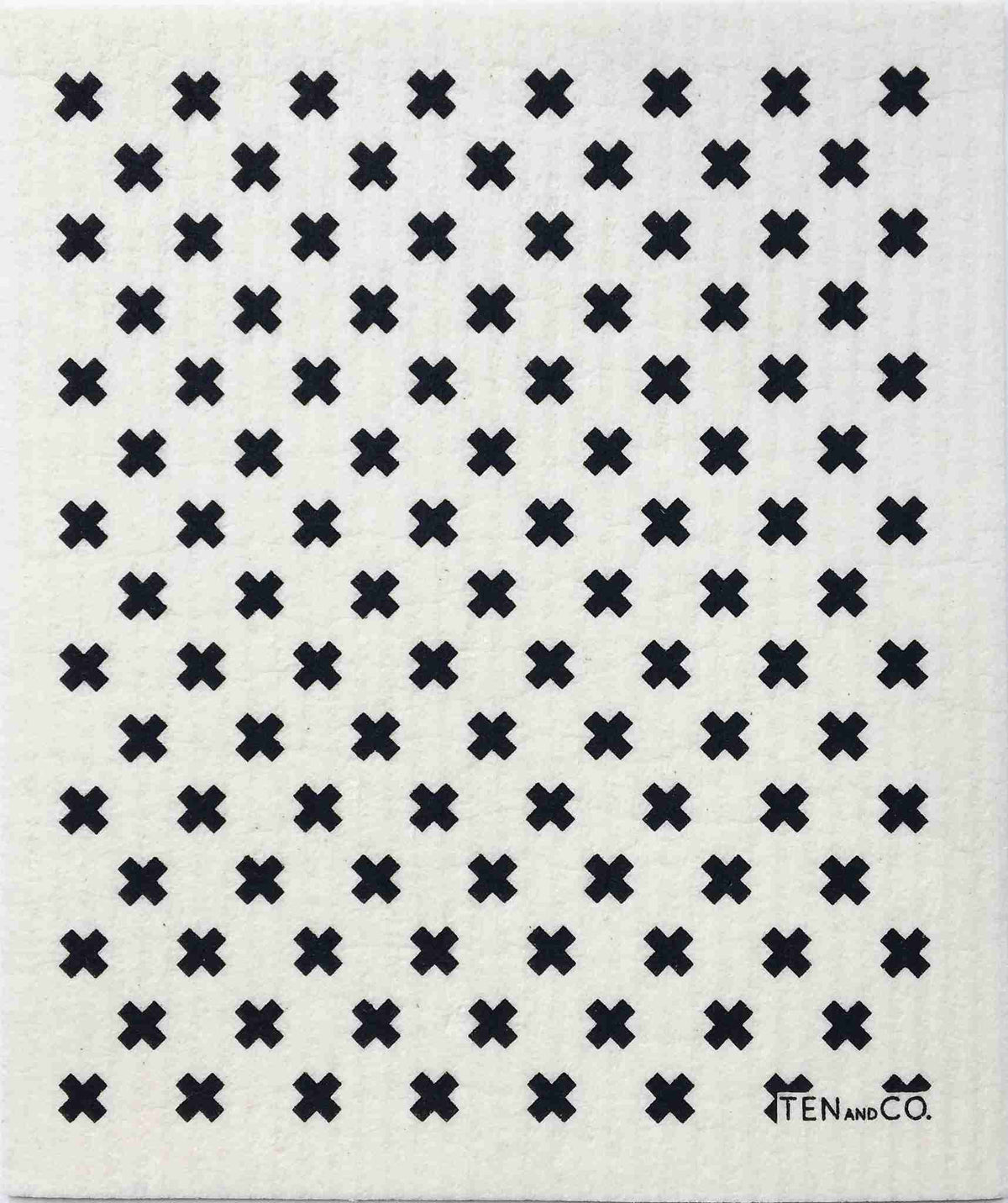 Ten And Co. Sponge Cloth X Tiny X Black