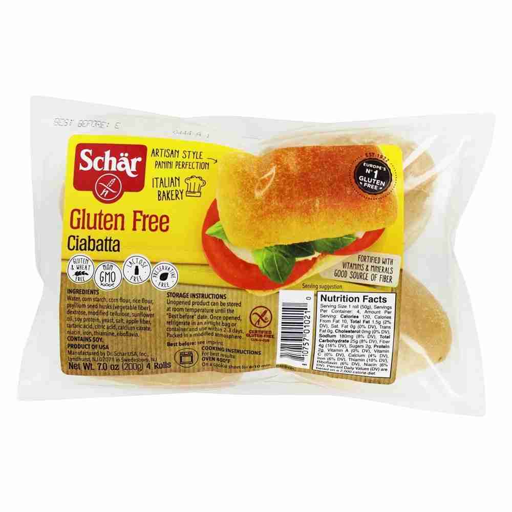 Schär Gluten-Free Ciabatta Rolls - 200G