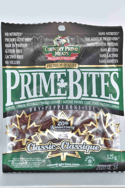 Country Prime Meats Dry Pepperoni, Classic, 125 g