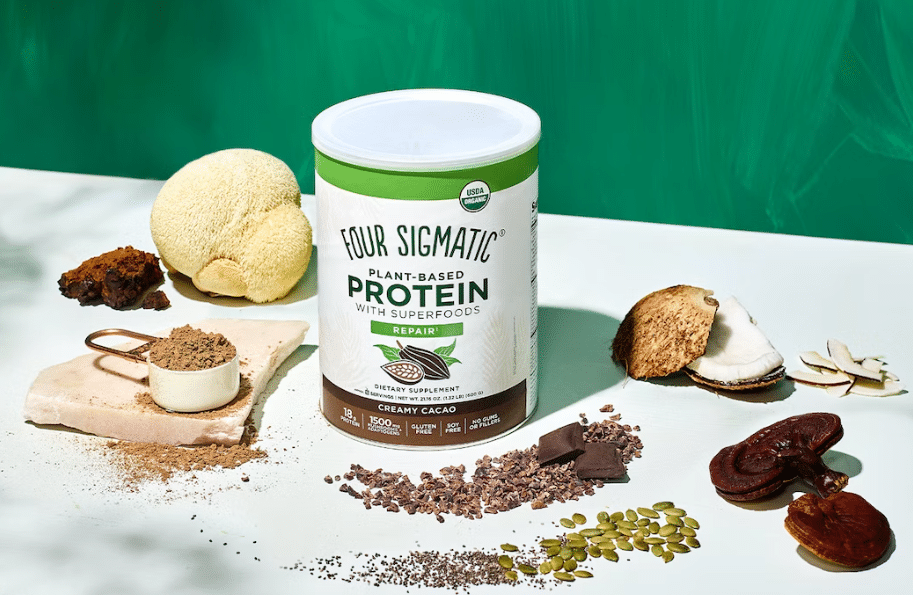 Four Sigmatic Plant-Based Protein W Superfoods Creamy Cacao 600G