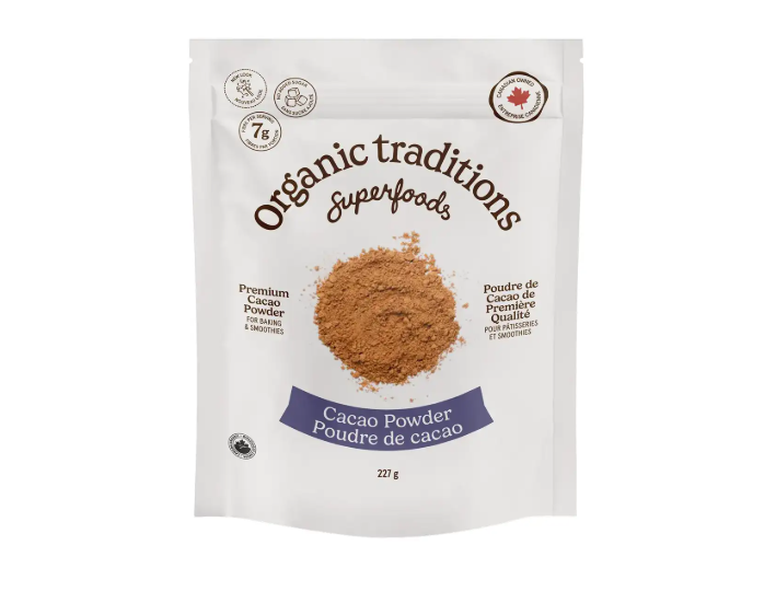 Organic Traditions Cacao Powder, 227 g