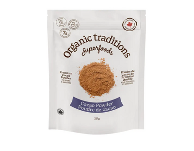 Organic Traditions Cacao Powder, 227 g