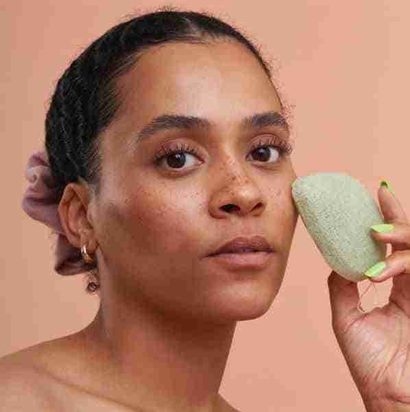 BKIND Konjac Facial Sponge, Green Tea