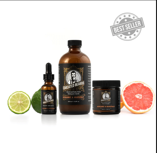 Educated Beards Bergamont Grapefruit Maintenance Kit