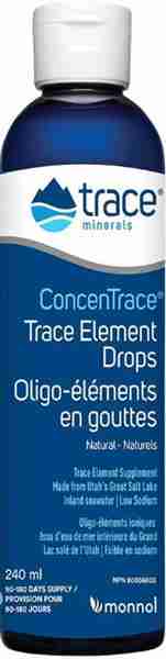 Trace Minerals - Concentrace Trace Mineral Drops, 240Ml