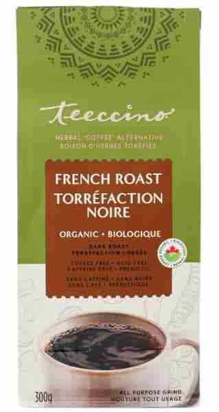 Teeccino Organic French Roast Chicory Coffee, 300G