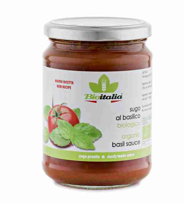 Bio Italia Organic Basil Sauce - 358Ml