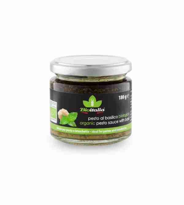 Bio Italia Organic Pesto Sauce With Basil - 160Ml