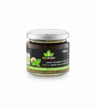 Bio Italia Organic Pesto Sauce With Basil - 160Ml