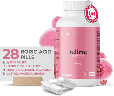 Intimae Relieve Boric Acid Vaginal Suppositories 28'S