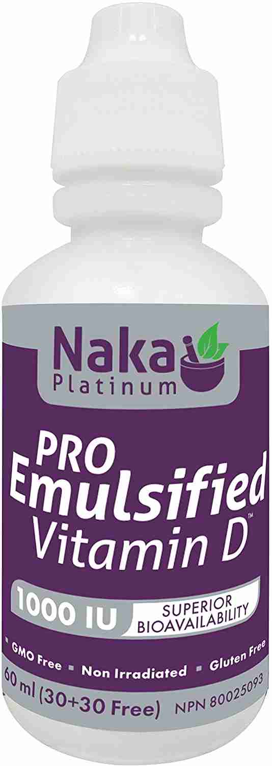 Naka Pro Emulsified Vitamin D: 1000 IU - 60Ml