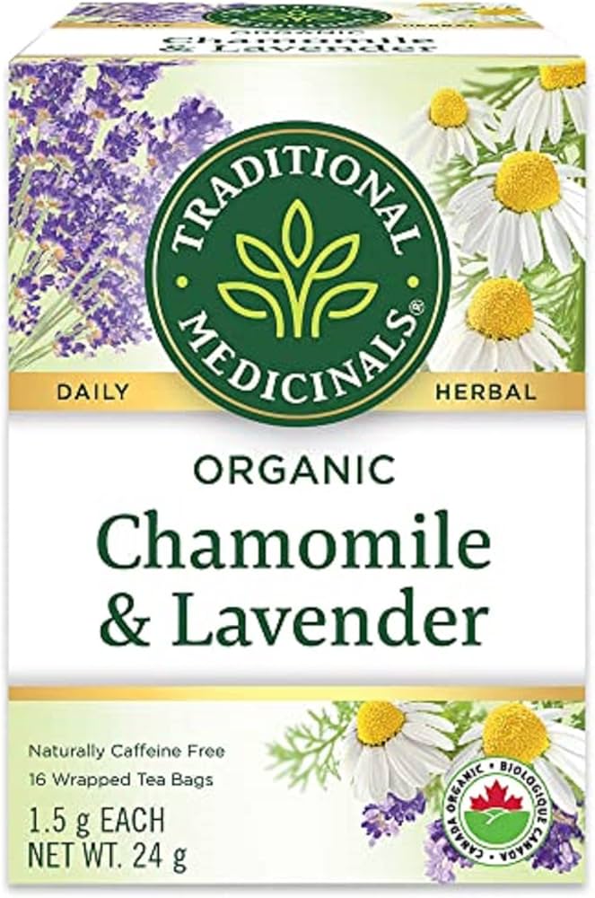 Traditional Medicinals Organic Chamomile & Lavender Tea, 16 Bags