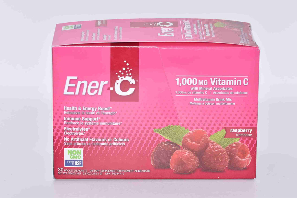 Ener-C Raspberry Vitamin C Drink Mix, 30 Packets