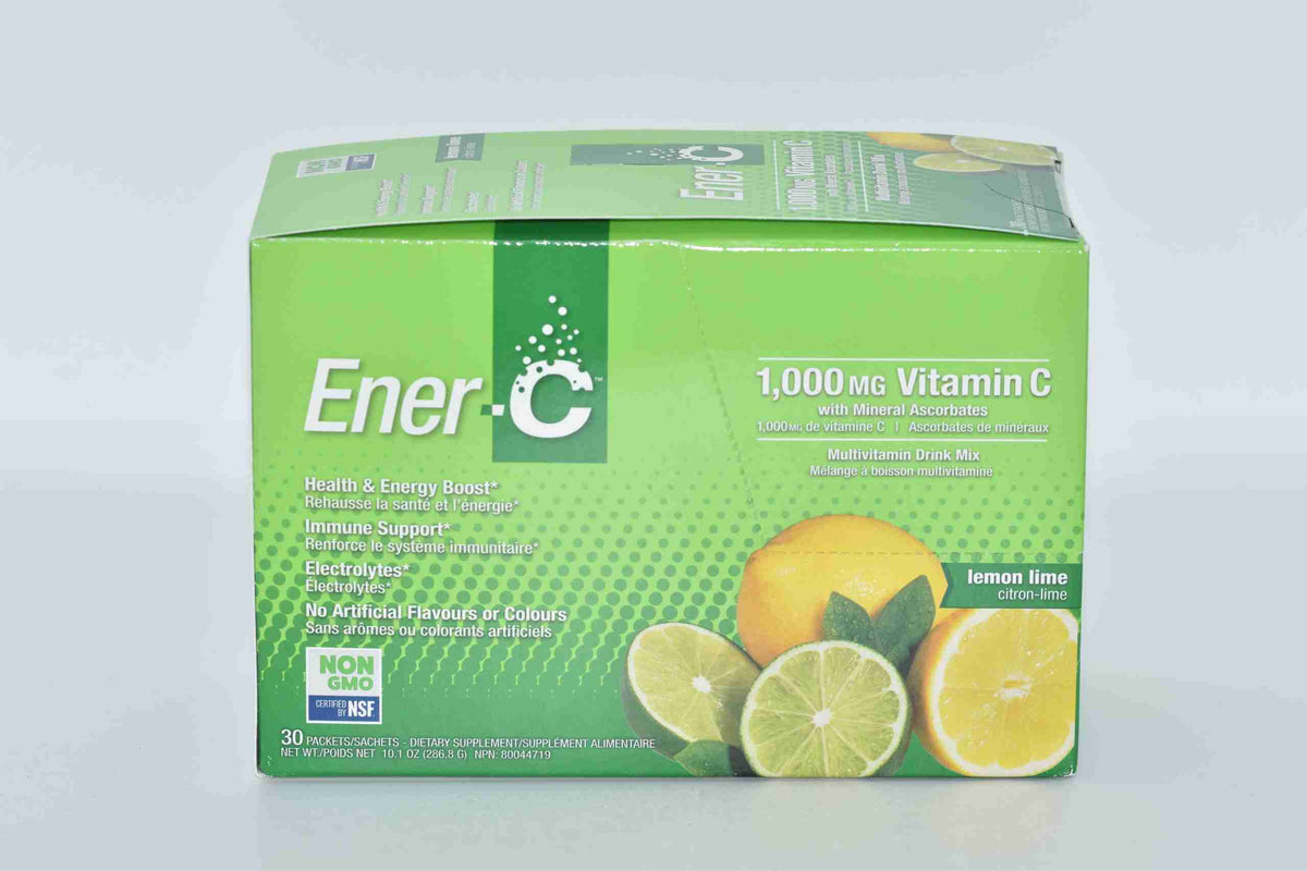 Ener-C - Lemon Lime Multivitamin Drink Mix, 30 Packets